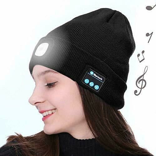 Wireless Bluetooth LED Hat with Music Speakers Winter Gift
