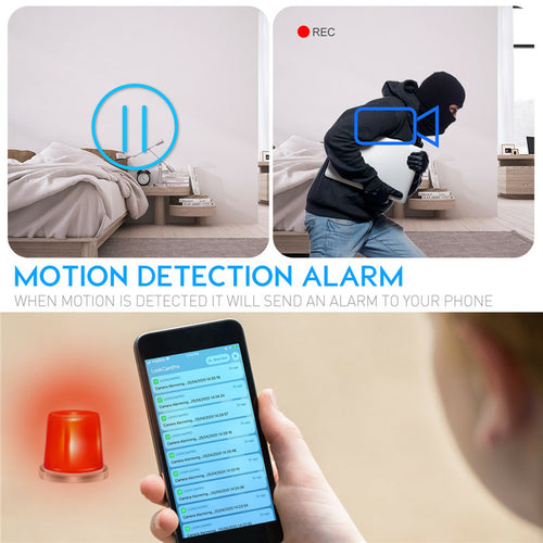 4K  Secret Clock Micro Security Camera with Night Vision